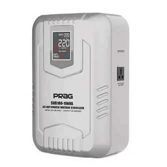 PRAG 10KVA Servo Voltage Stabilizer (100-250V)