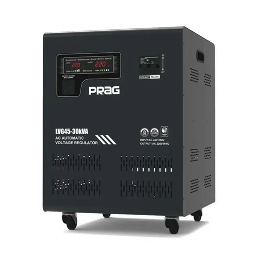 PRAG 30KVA Relay Voltage Stabilizer (45V-280V)