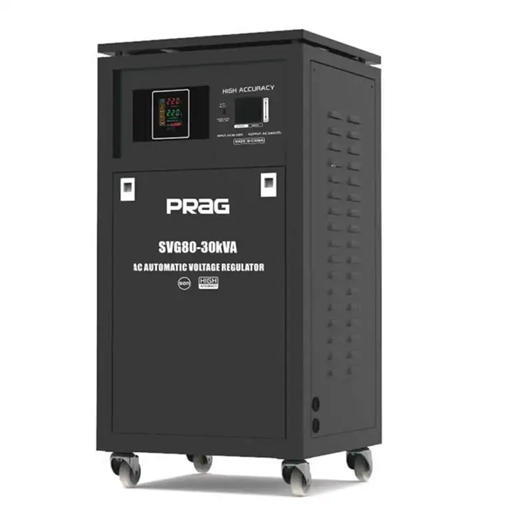 PRAG 30KVA 3-Phase Servo Voltage Stabilizer (260-456V)