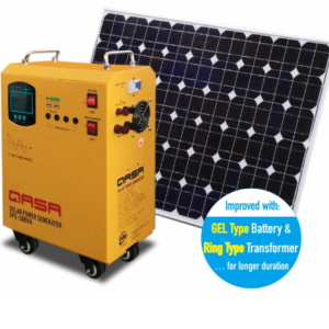 Gravity 2232Wh - 2400W Portable Solar Power Generator - 150W Panel / Yellow
