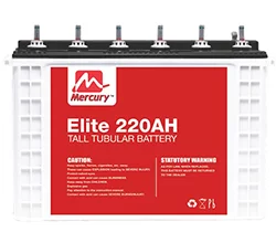 MERCURY ELITE 220AH DEEP CYCLE TALL TUBULAR BATTERY